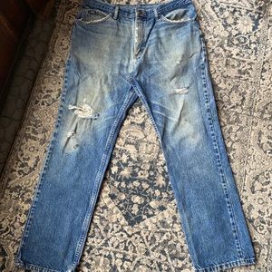 Vintage Lee straight fit jeans.